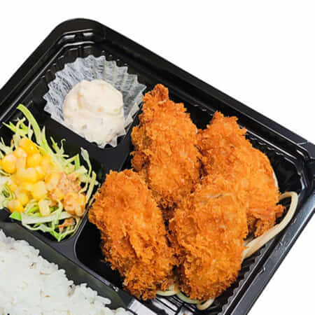 【おかずのみ】かきフライ｜前野町でお弁当のテイクアウト・デリバリーならほか弁まえの亭