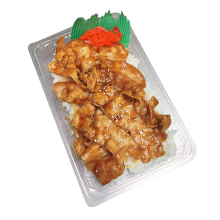ぶた丼｜前野町でお弁当のテイクアウト・デリバリーならほか弁まえの亭