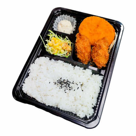 かき＆コロ弁当｜前野町でお弁当のテイクアウト・デリバリーならほか弁まえの亭