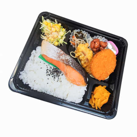 シャケデラックス弁当｜前野町でお弁当のテイクアウト・デリバリーならほか弁まえの亭