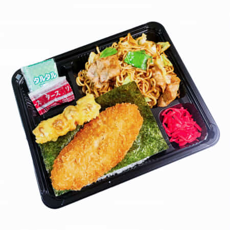 のり焼きそば弁当｜前野町でお弁当のテイクアウト・デリバリーならほか弁まえの亭